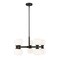Z-Lite Artemis Chandelier, 10-Light, 25 In.W x 12.75 In.H, Matte Black/Matte Opal 494-10MB - alternate 2